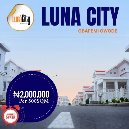 LUNA CITY, OWODE - N5M/500SQM